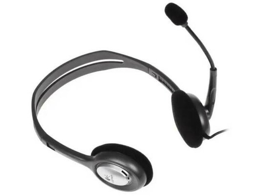 Наушники с микрофоном проводные Logitech Stereo Headset H111 Black